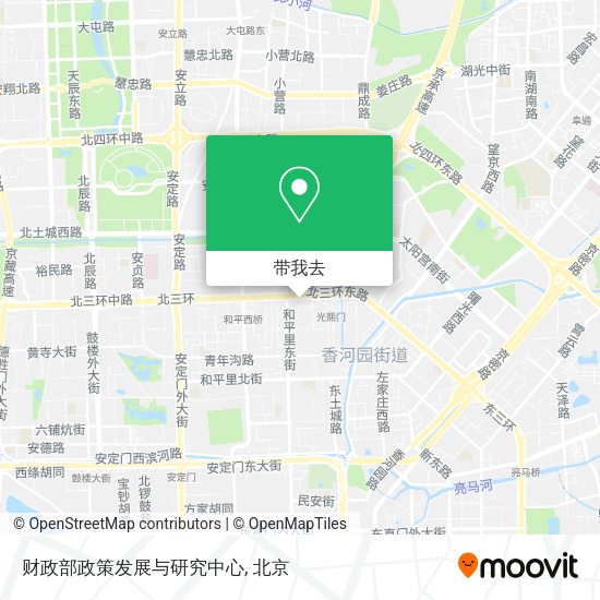 财政部政策发展与研究中心地图
