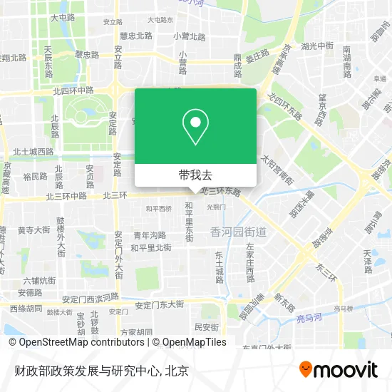 财政部政策发展与研究中心地图