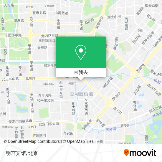 明宫宾馆地图