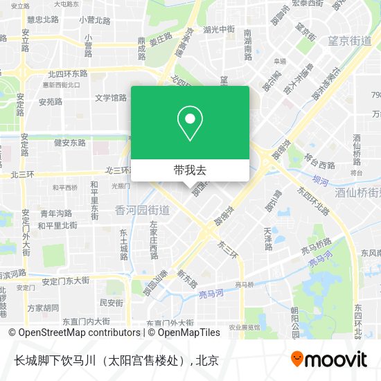 长城脚下饮马川（太阳宫售楼处）地图
