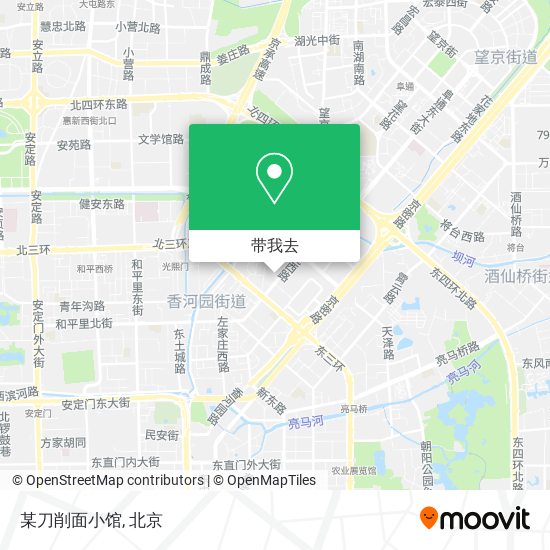 某刀削面小馆地图