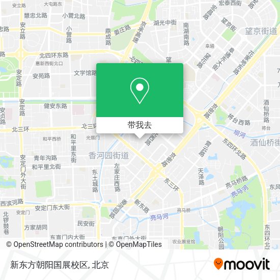 新东方朝阳国展校区地图