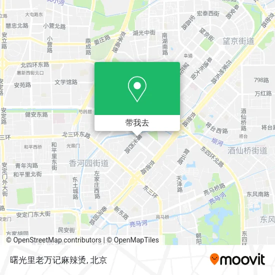 曙光里老万记麻辣烫地图