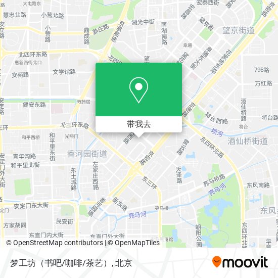 梦工坊（书吧/咖啡/茶艺）地图