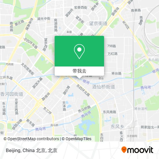 Beijing, China 北京地图