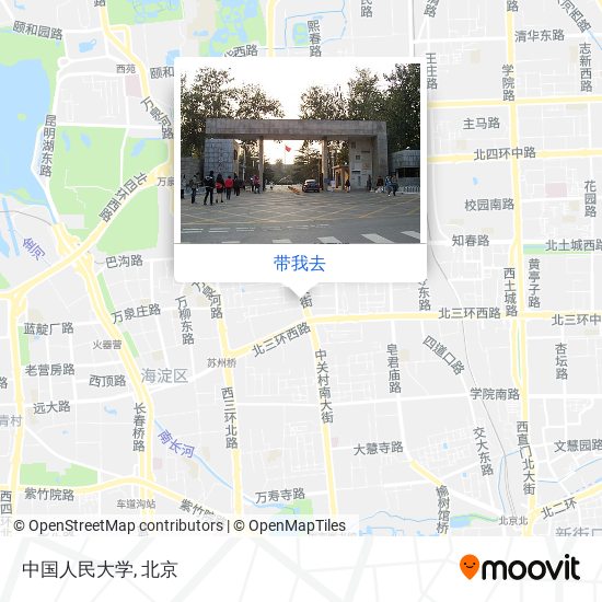 中国人民大学地图