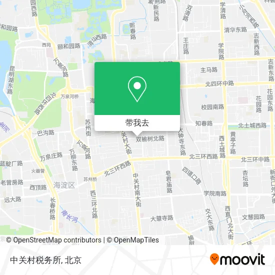 中关村税务所地图