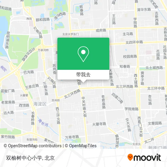 双榆树中心小学地图