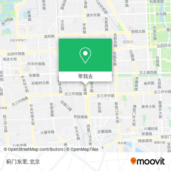 蓟门东里地图