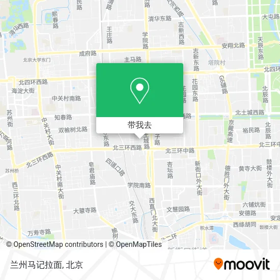 兰州马记拉面地图