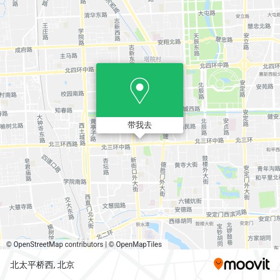 北太平桥西地图