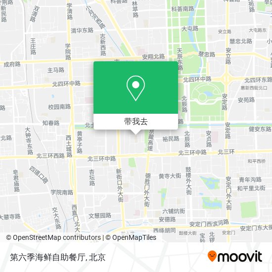 第六季海鲜自助餐厅地图