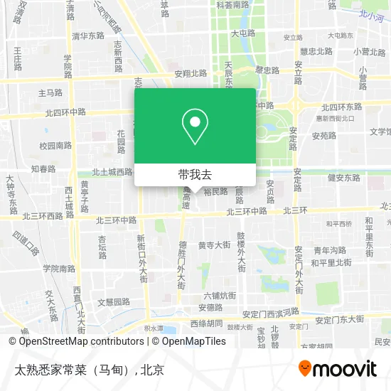 太熟悉家常菜（马甸）地图