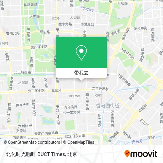 北化时光咖啡 BUCT Times地图