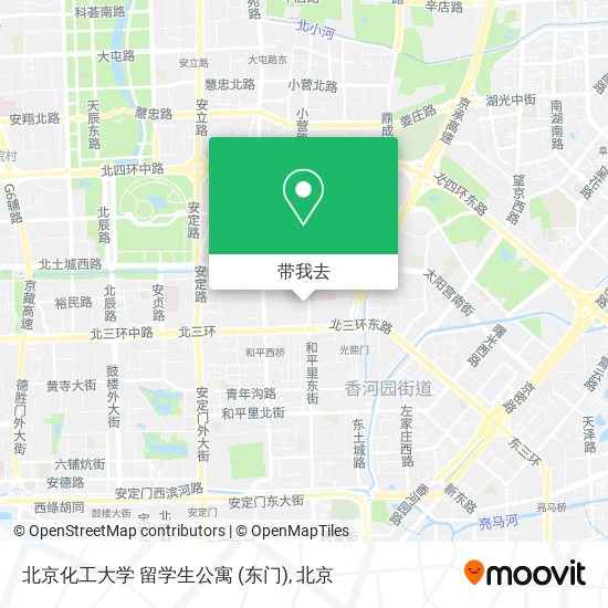 北京化工大学 留学生公寓 (东门)地图