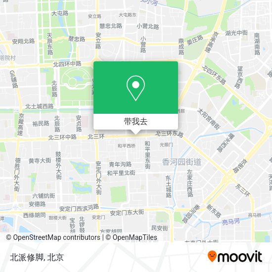 北派修脚地图
