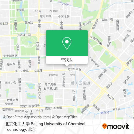 北京化工大学 Beijing University of Chemical Technology地图