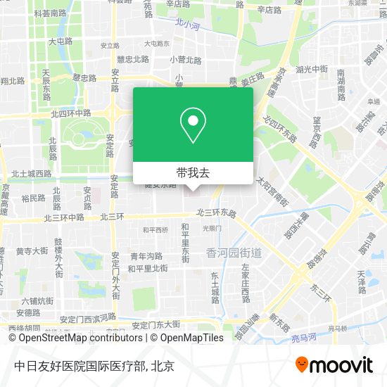 中日友好医院国际医疗部地图