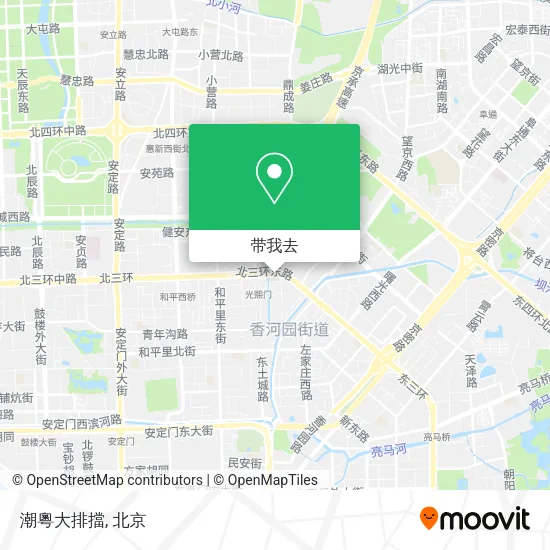 潮粵大排擋地图