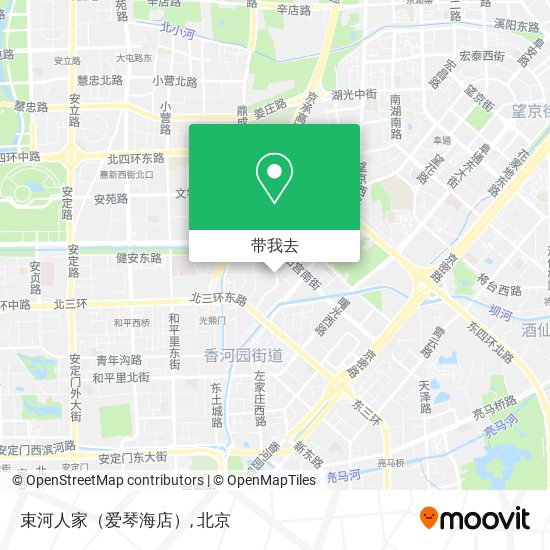 束河人家（爱琴海店）地图