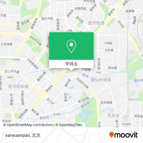 sanyuanqiao地图