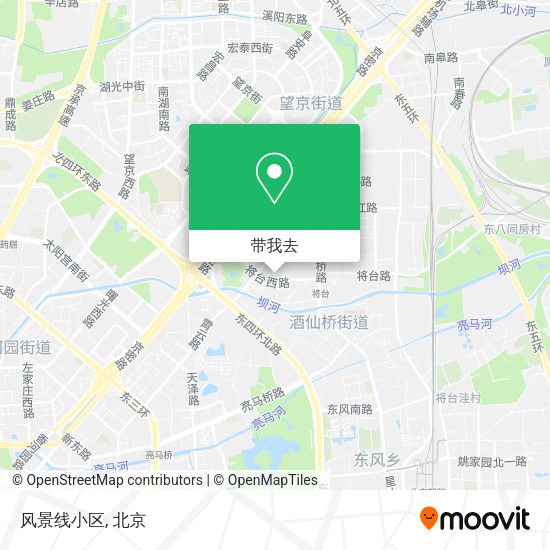 风景线小区地图