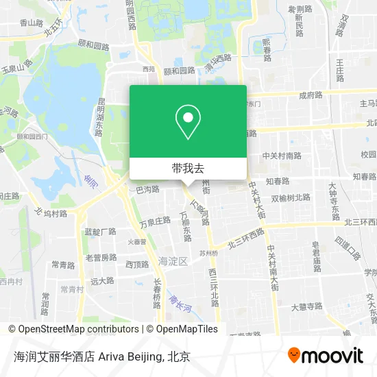 海润艾丽华酒店 Ariva Beijing地图
