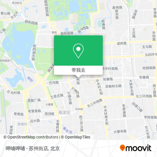 呷哺呷哺 - 苏州街店地图