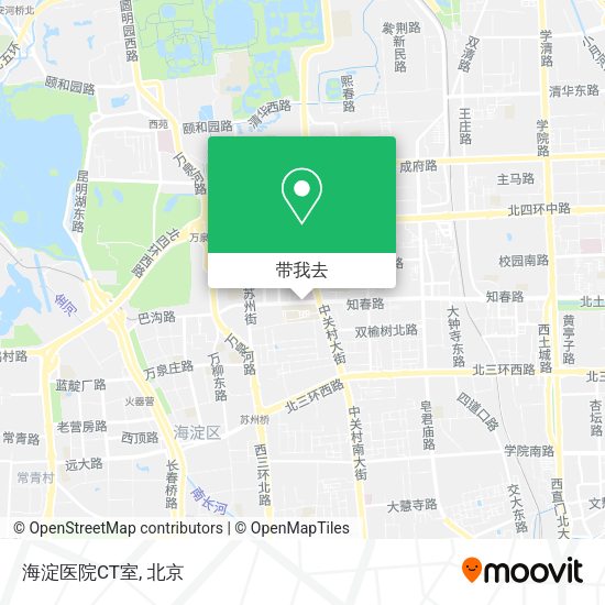 海淀医院CT室地图