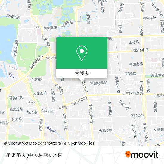 串来串去(中关村店)地图