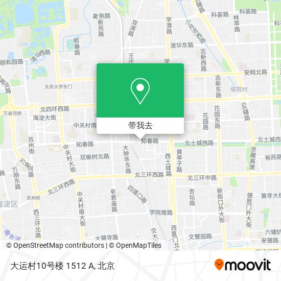 大运村10号楼 1512 A地图