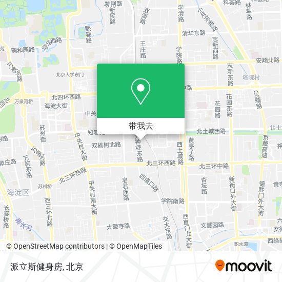 派立斯健身房地图