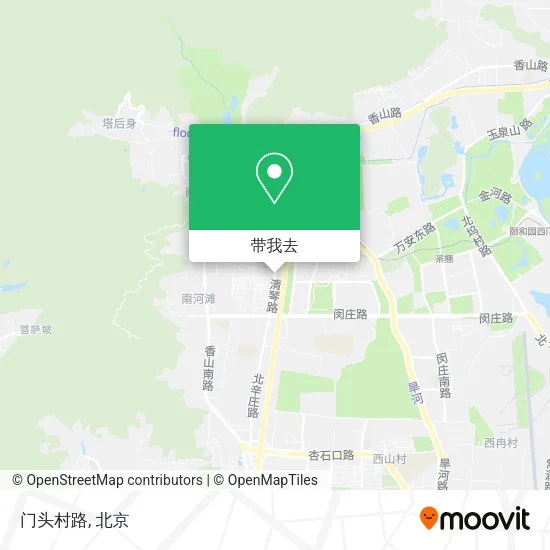 门头村路地图