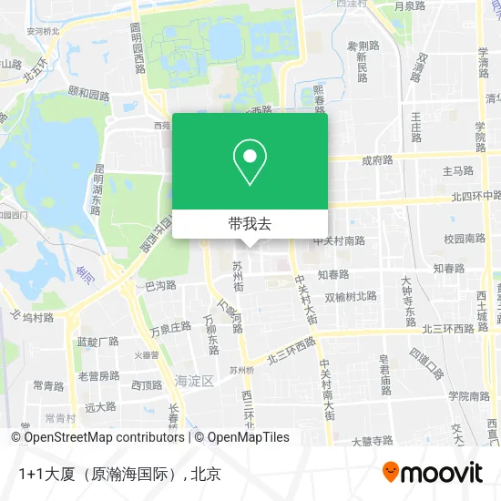 1+1大厦（原瀚海国际）地图