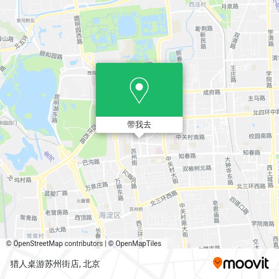 猎人桌游苏州街店地图