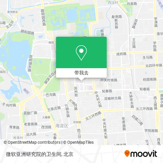 微软亚洲研究院的卫生间地图