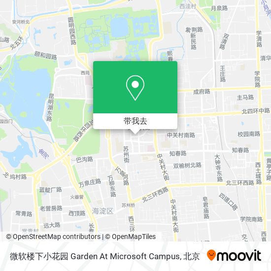 微软楼下小花园 Garden At Microsoft Campus地图