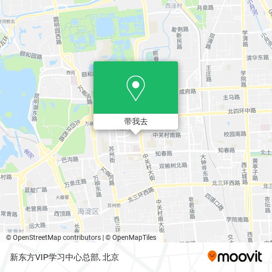 新东方VIP学习中心总部地图