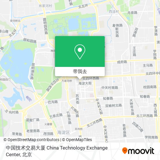 中国技术交易大厦 China Technology Exchange Center地图