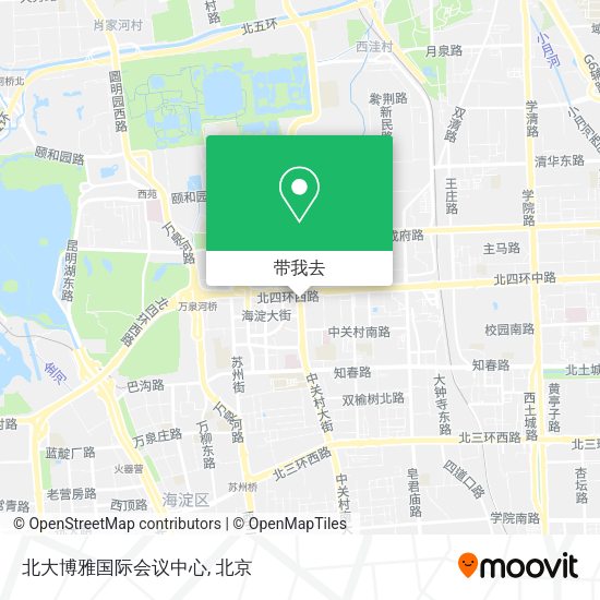 北大博雅国际会议中心地图