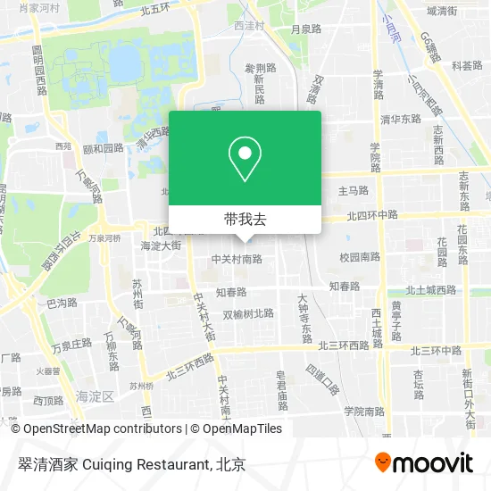 翠清酒家 Cuiqing Restaurant地图