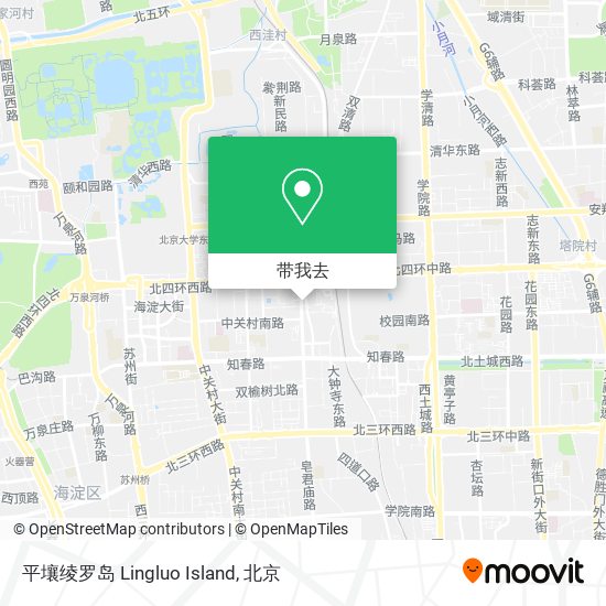 平壤绫罗岛 Lingluo Island地图