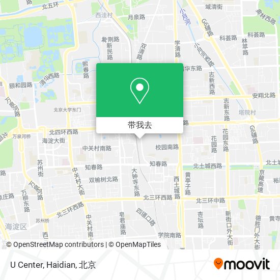 U Center, Haidian地图