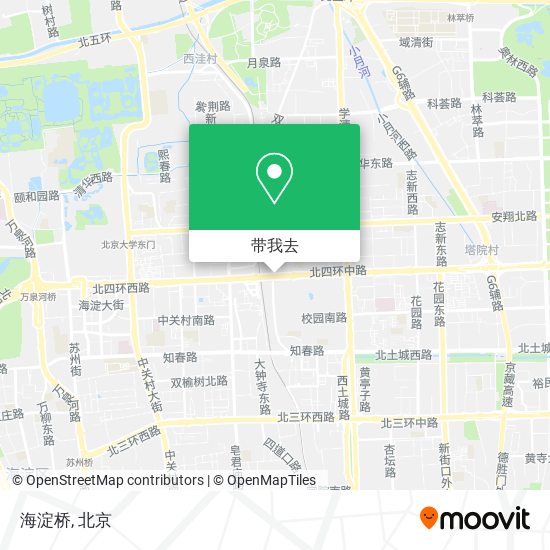 海淀桥地图