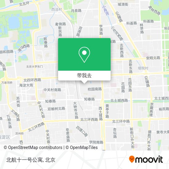 北航十一号公寓地图