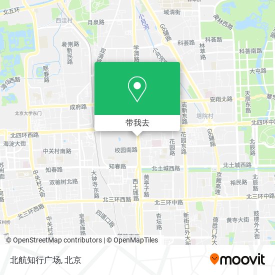 北航知行广场地图