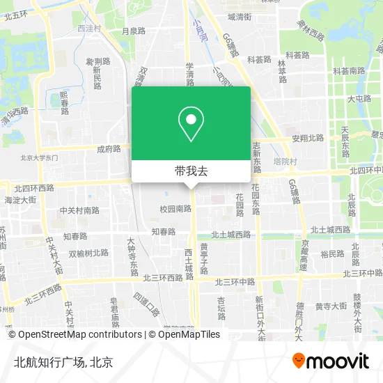 北航知行广场地图