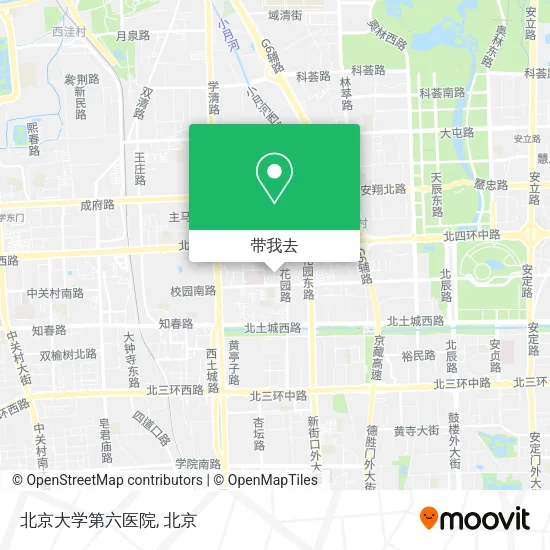 北京大学第六医院地图