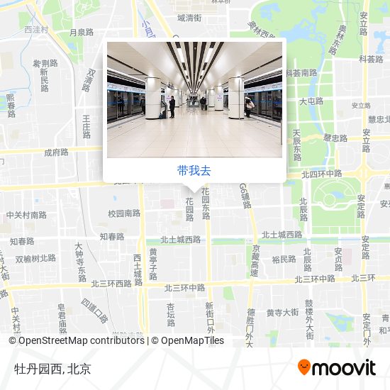 牡丹园西地图