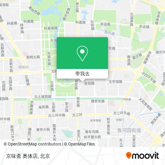 京味斋 奥体店地图